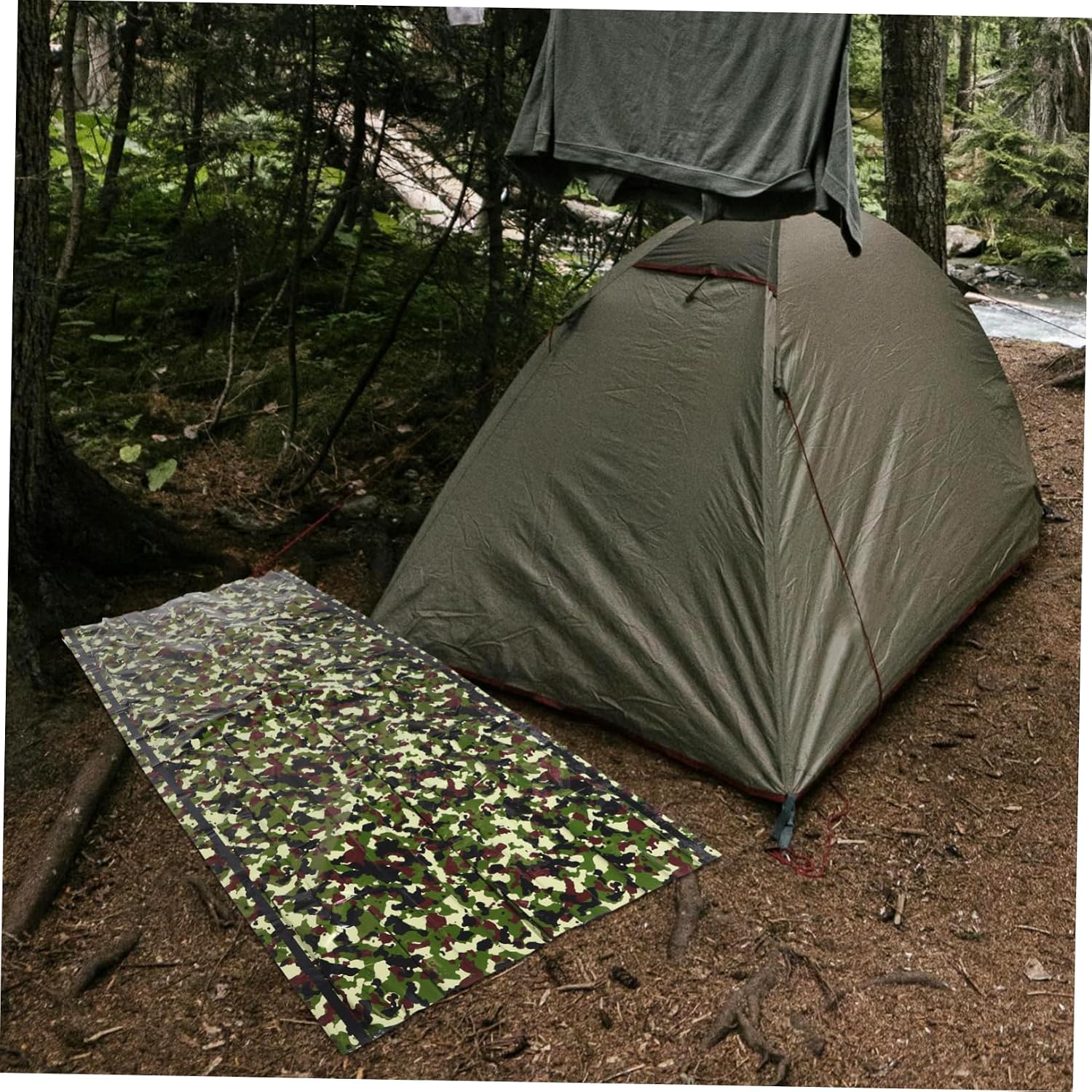 Leichtes Notfallzelt aus PE mit multifunktionaler Nutzung und Campingdecke für Überlebenssituationen und Notunterkünfte im Outdoorbereich – Bild 4