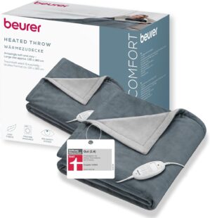 Beurer HD 75 Dunkelgraue Heizdecke,...