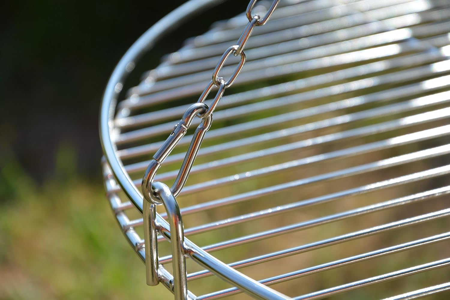 3-Bein-Schwenkgrill mit 70 cm Edelstahl, hergestellt in Deutschland – Bild 3