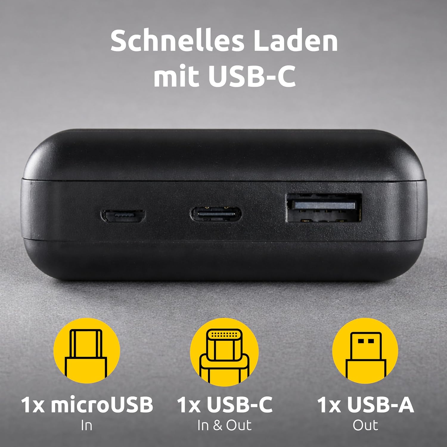Intenso 7313550 Powerbank XS 20000, tragbares Ladegerät, 20000 mAh, geeignet für Smartphone/Tablet-PC/Digitalkamera, schwarz – Bild 3
