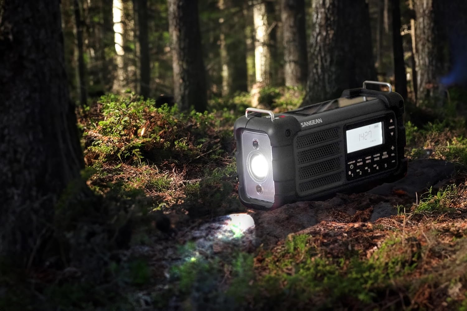 Sangean MMR-99 DAB Multifunktions-Notfallradio mit Handkurbel, DAB+, UKW-RDS, Bluetooth, LED-Taschenlampe und IP55-Zertifizierung, ideal für Outdoor, Camping und Notfälle, Mitternachtsschwarz – Bild 7