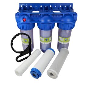 3-stufiges tropfsicheres Vorfilters...