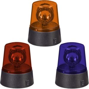 Relaxdays Rundumkennleuchte LED Bla...