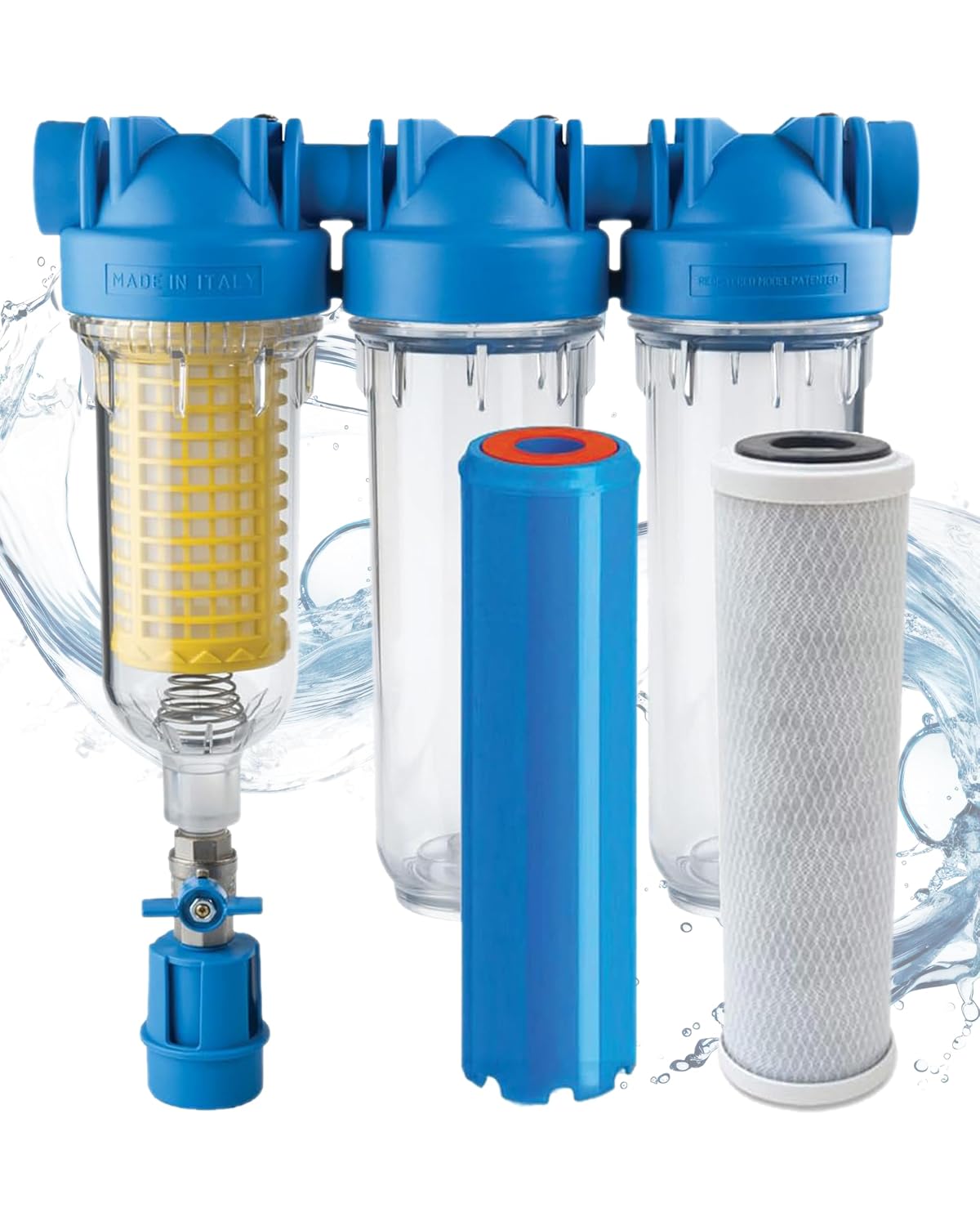purway HYDRA Ironmaster 1 Zoll Set Eisenfilter Brunnenwasserfilter Heimwasserfilter Chlor