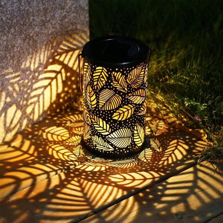XVZ Solarlaterne für den Garten im Freien, Solarlaternen, Gartendekoration, Metalllaterne für den Außenbereich, wetterfest, Solarleuchten für Garten, Terrasse, Balkon, Baum, Rasen, Gartengeschenke