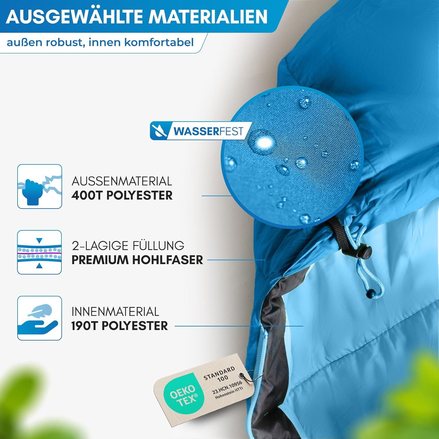 Mitwachsender Kinderschlafsack von NORDMUT für zuverlässigen Kälteschutz – Kinderschlafsack aus ungiftigen Materialien – 3-Jahreszeiten-Kinderschlafsack (200 GSM) für Outdoor-Abenteuer – Bild 2