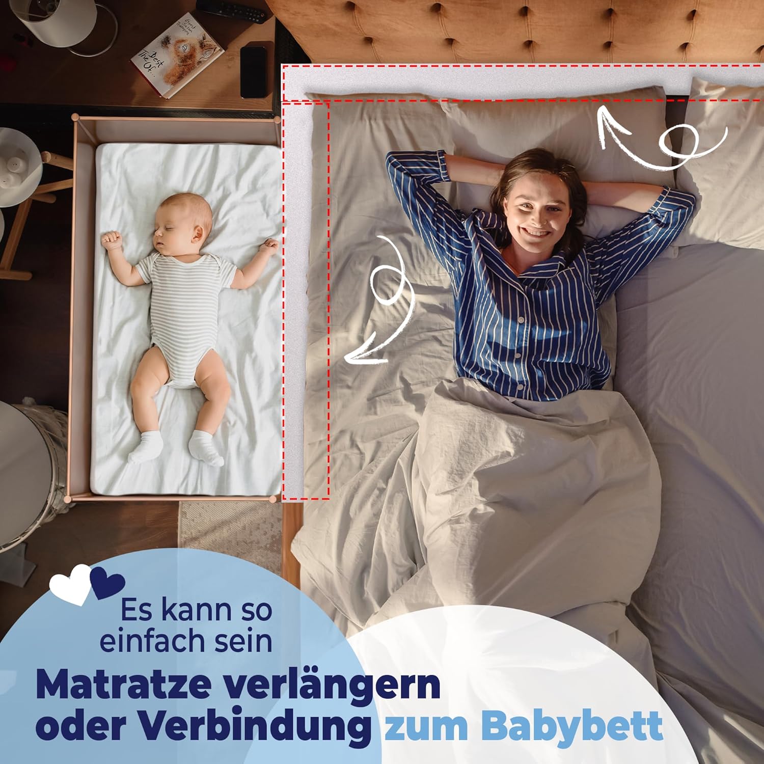 Saarschaum® Matratzenverlängerung PUR2540 und HR4030 Parent – Bild 4