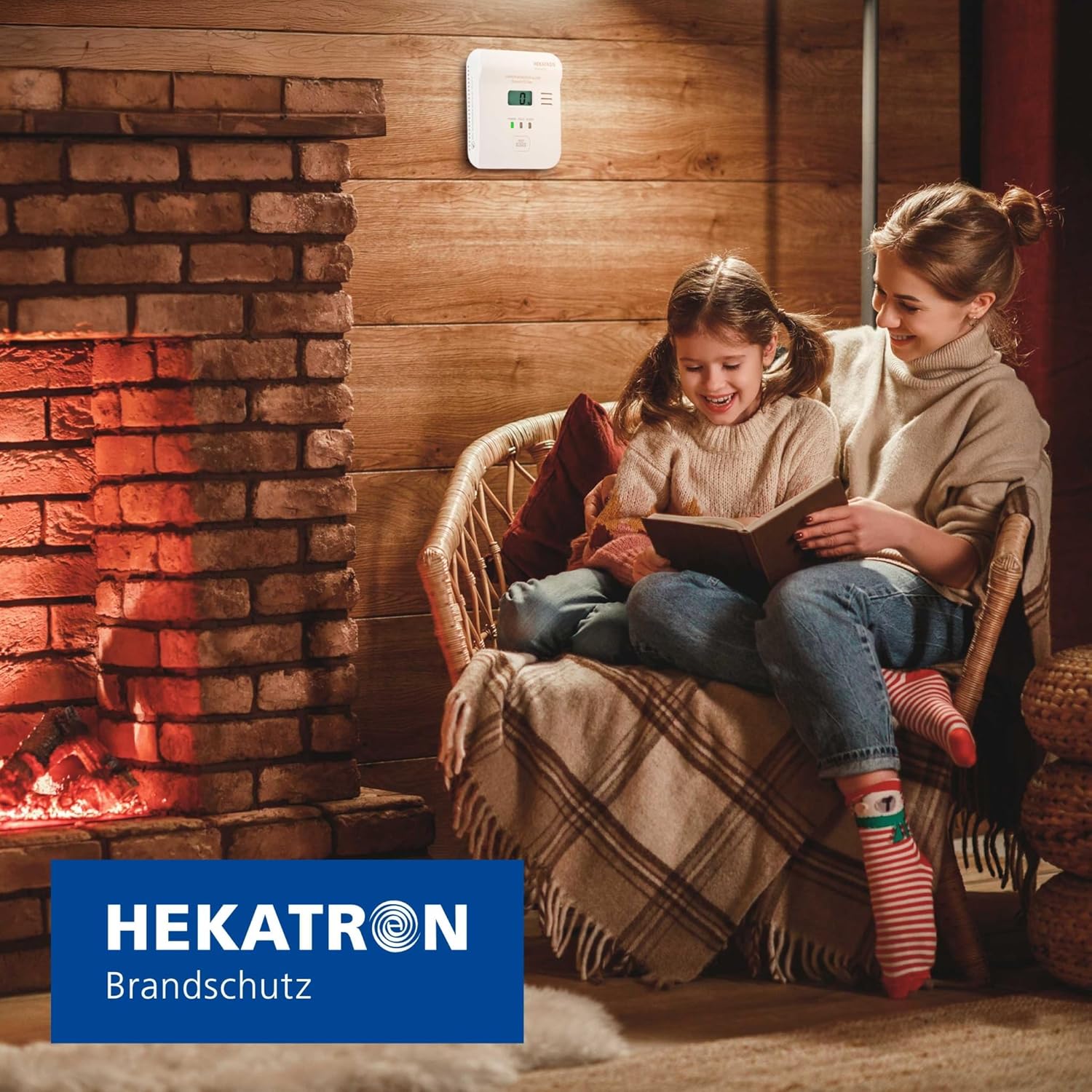 Hekatron KonexXt CO One Kohlenmonoxidmelder, 10-Jahres-Batterie | CO-Melder mit übersichtlichem Display und Testalarmknopf, einfache Installation – Bild 8
