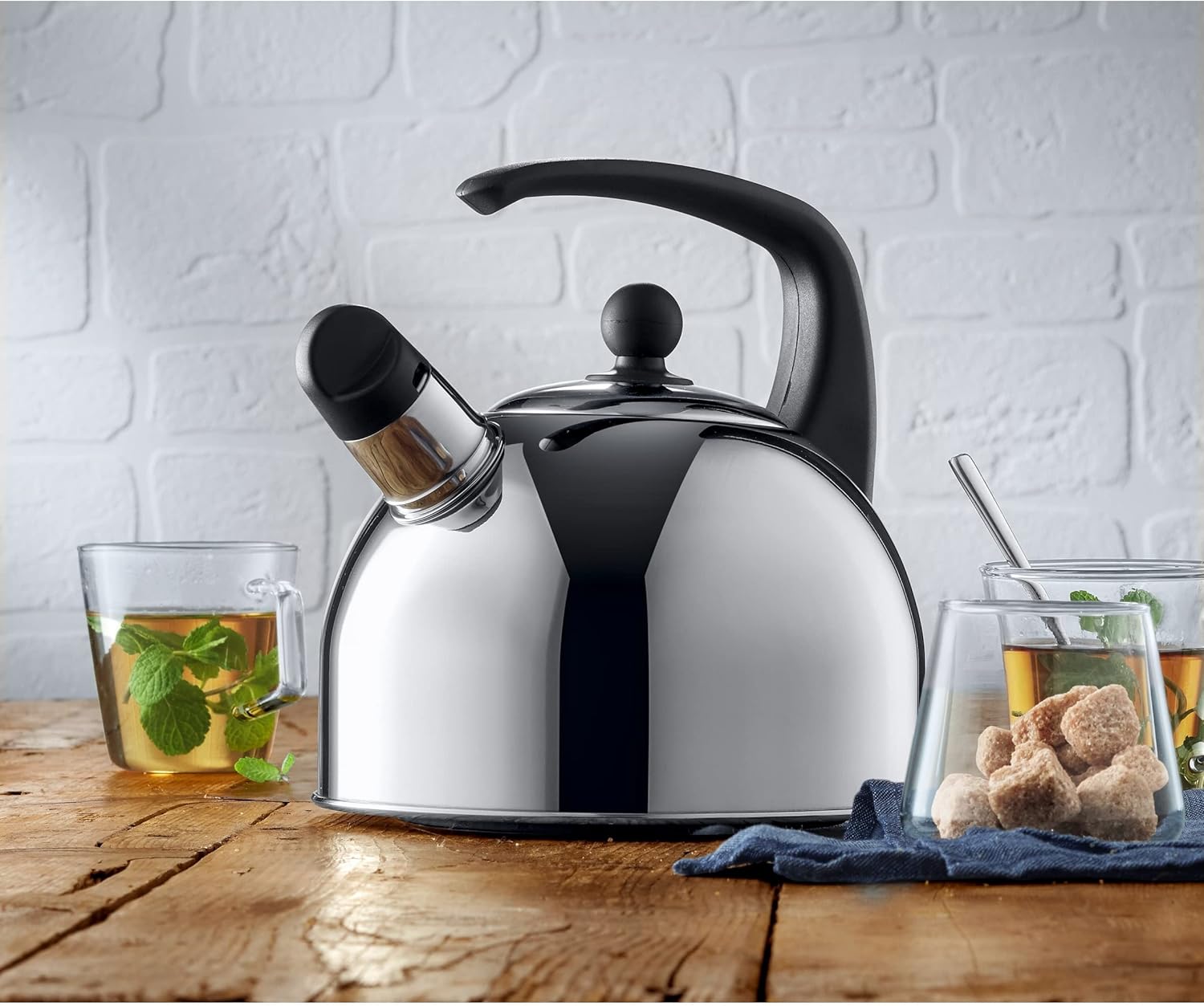 WMF Pfeifkessel 2,0 Liter mit Pfeife, Teekessel, Cromargan Edelstahl, induktionsgeeignet – Bild 2