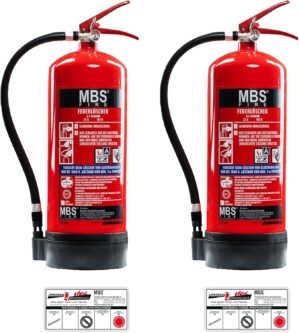 MBS FIRE Schaum-Feuerlöscher 6 L m...