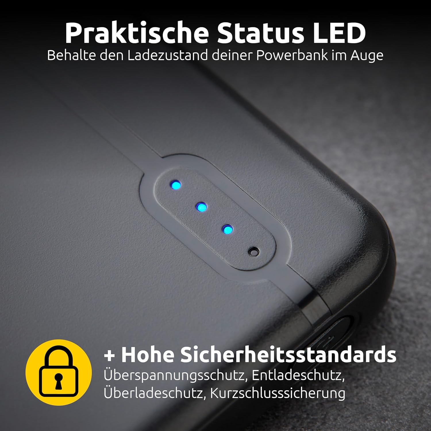 Intenso Powerbank XS 5000, tragbares Ladegerät, 5000 mAh, geeignet für Smartphone/Tablet-PC/MP3-Player/Digitalkamera, schwarz – Bild 6