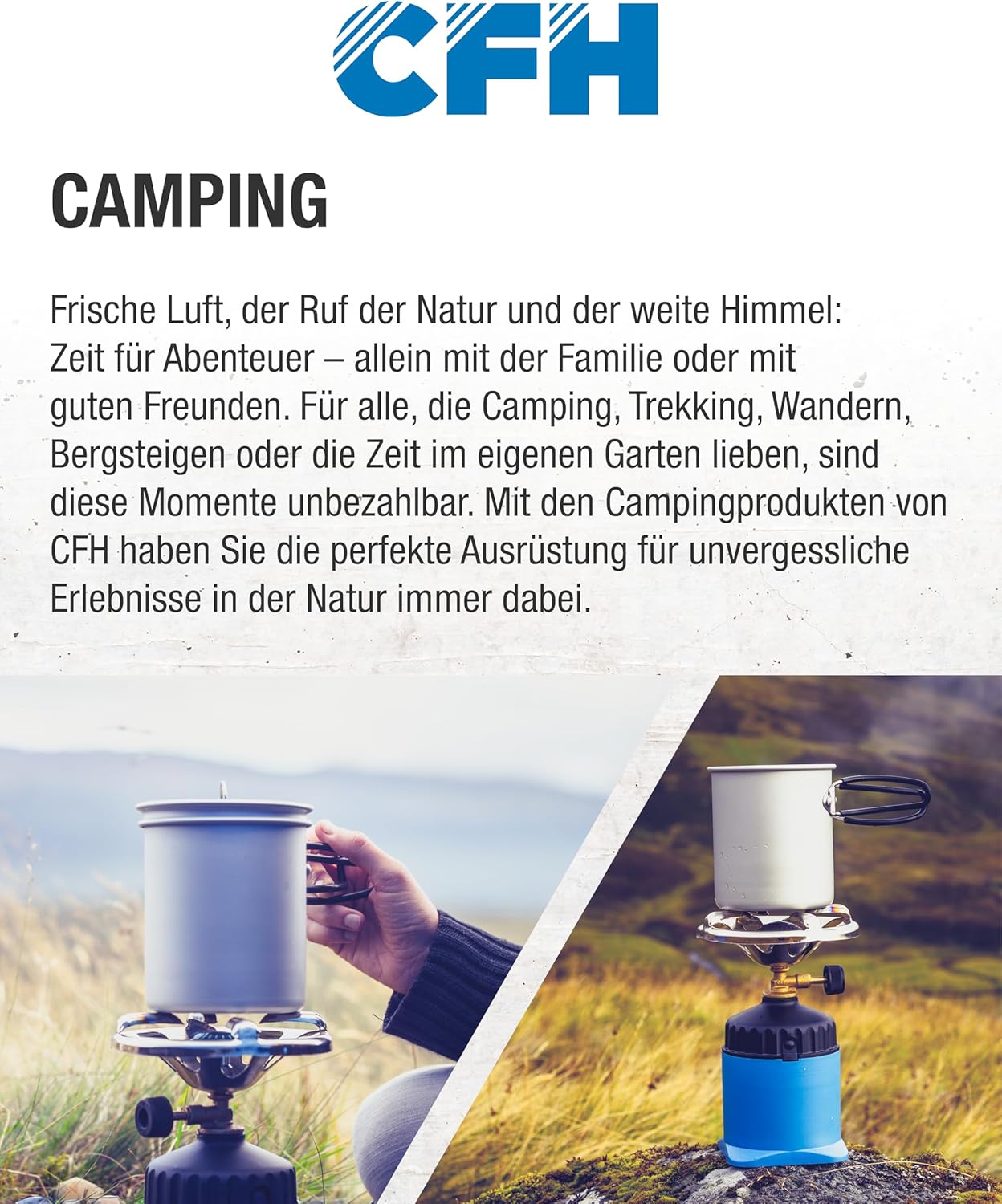 Capri Zweiflammenkocher mit Druckregler + 80 cm Gasschlauch 1/4 Zoll lks. – Bild 6