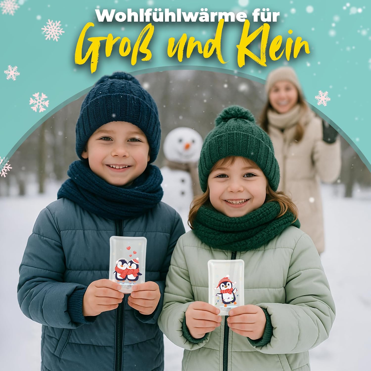KIDVERSE Kinder Handwärmer 4er Set - Wiederverwendbare Taschenwärmer - Wohltuende Handwärmer zum Bücken - Wärmekissen Hände mit süßen Motiven - Taschenwärmer Kinder – Bild 5