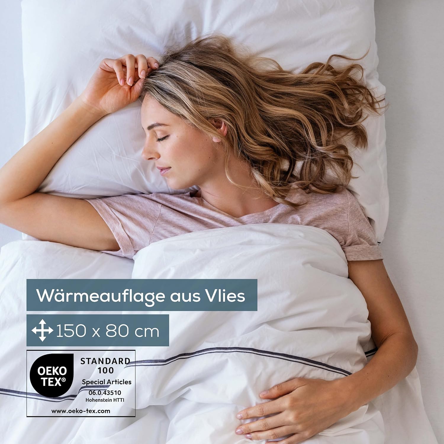 Beurer TS 17 Thermo-Unterbett, weiches Fleece-Material, rutschfest durch Fixierung mit Gummiband, 3 Temperaturstufen, 150 x 80 cm, Sicherheitssystem, abnehmbarer Schalter, maschinenwaschbar bei 30 °C, grau – Bild 4