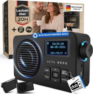 Acta Berg DAB-Radio mit Akku 5000 m...