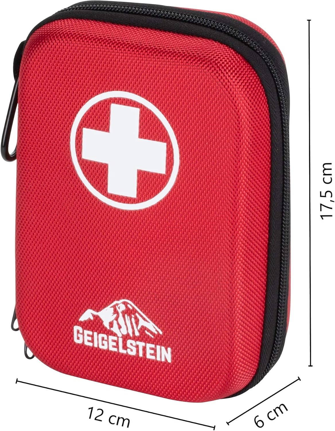 Reise-Erste-Hilfe-Set, hergestellt in Deutschland, mit Edelstahl-Pinzette für Wandern, Radfahren, Bergsteigen und Outdoor – Bild 3