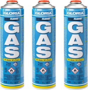 GLORIA Gaskartuschen 3 x 600 ml | I...