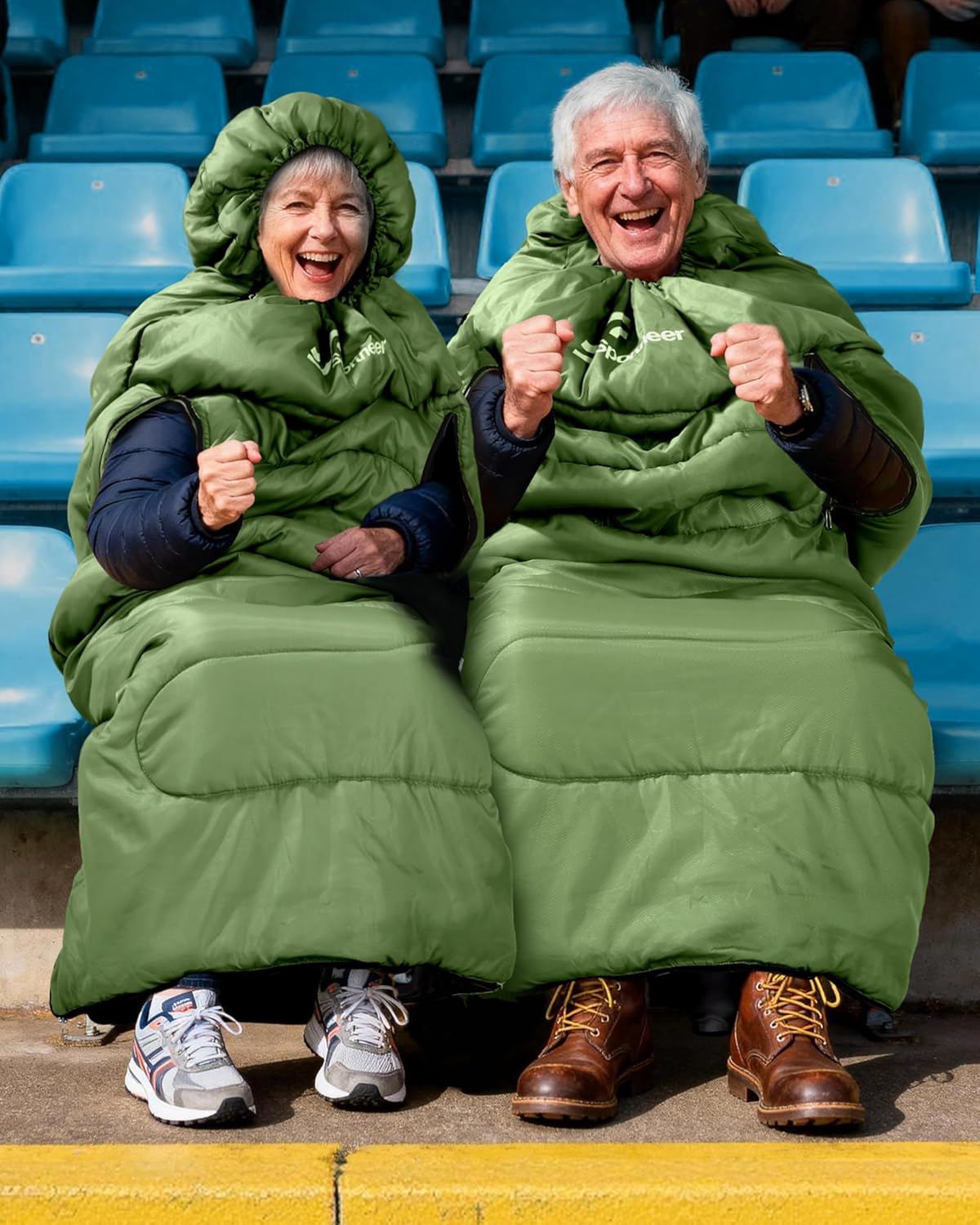 Sportneer Outdoor-Schlafsack, 3–4 Jahreszeiten, für Erwachsene, warmer Schlafsack für Camping, Reisen und Outdoor-Aktivitäten – Bild 2