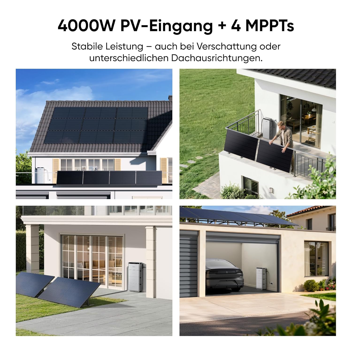 Jackery SolarVault 3 Pro Max Balkonkraftwerk mit Speicher, 2500 W, 4 MPPT, 4000 W PV-Eingang, 2500 W Notstromversorgung, erweiterbar auf bis zu 15 kWh – Bild 8