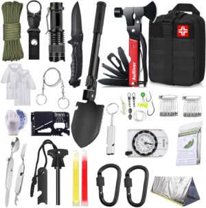 Survival-Kit 163 in 1, Notfall-Übe...
