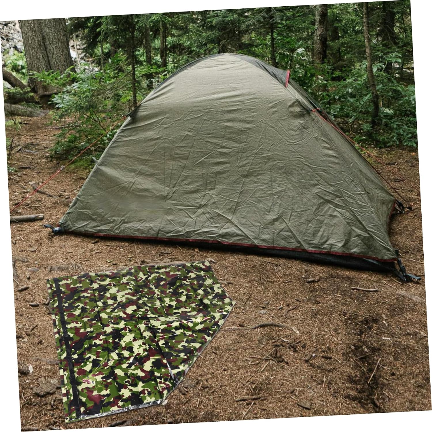 Leichtes Notfallzelt aus PE mit multifunktionaler Nutzung und Campingdecke für Überlebenssituationen und Notunterkünfte im Outdoorbereich – Bild 5