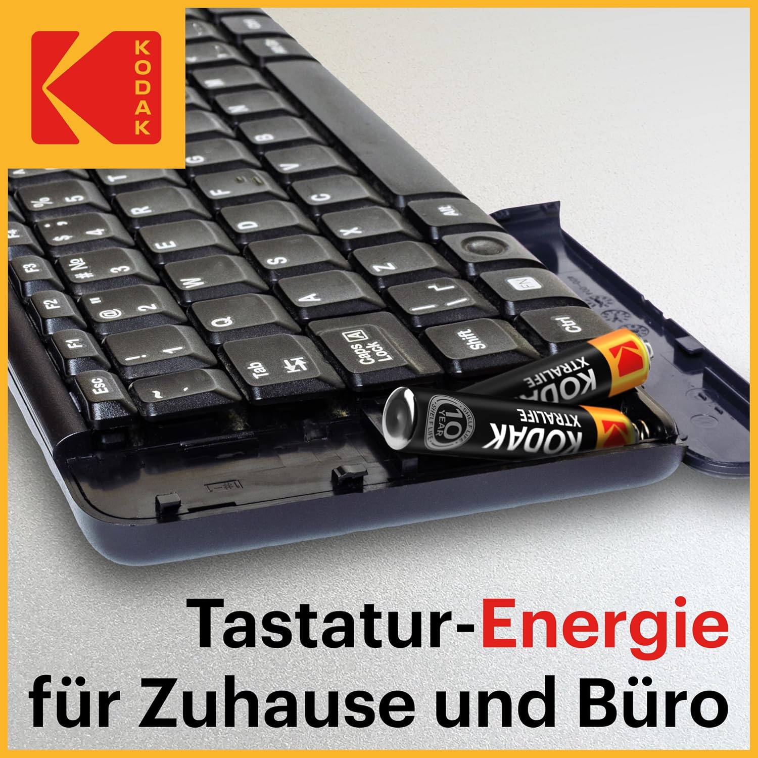 Kodak Xtralife AAA-Batterien 24er-Pack, Triple-A-Alkali-LR03-1,5-V-Batteriesatz, ideal für Haushaltsuhren, Fernbedienungen, kabelloses Spielzeug und Elektronik | 109 % mehr Leistung, 10 Jahre Haltbarkeit, fortschrittlicher Auslaufschutz, Hochleistungsbatterien – Bild 6
