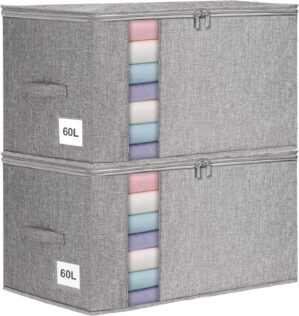60L Aufbewahrungsboxen 2er Pack fü...
