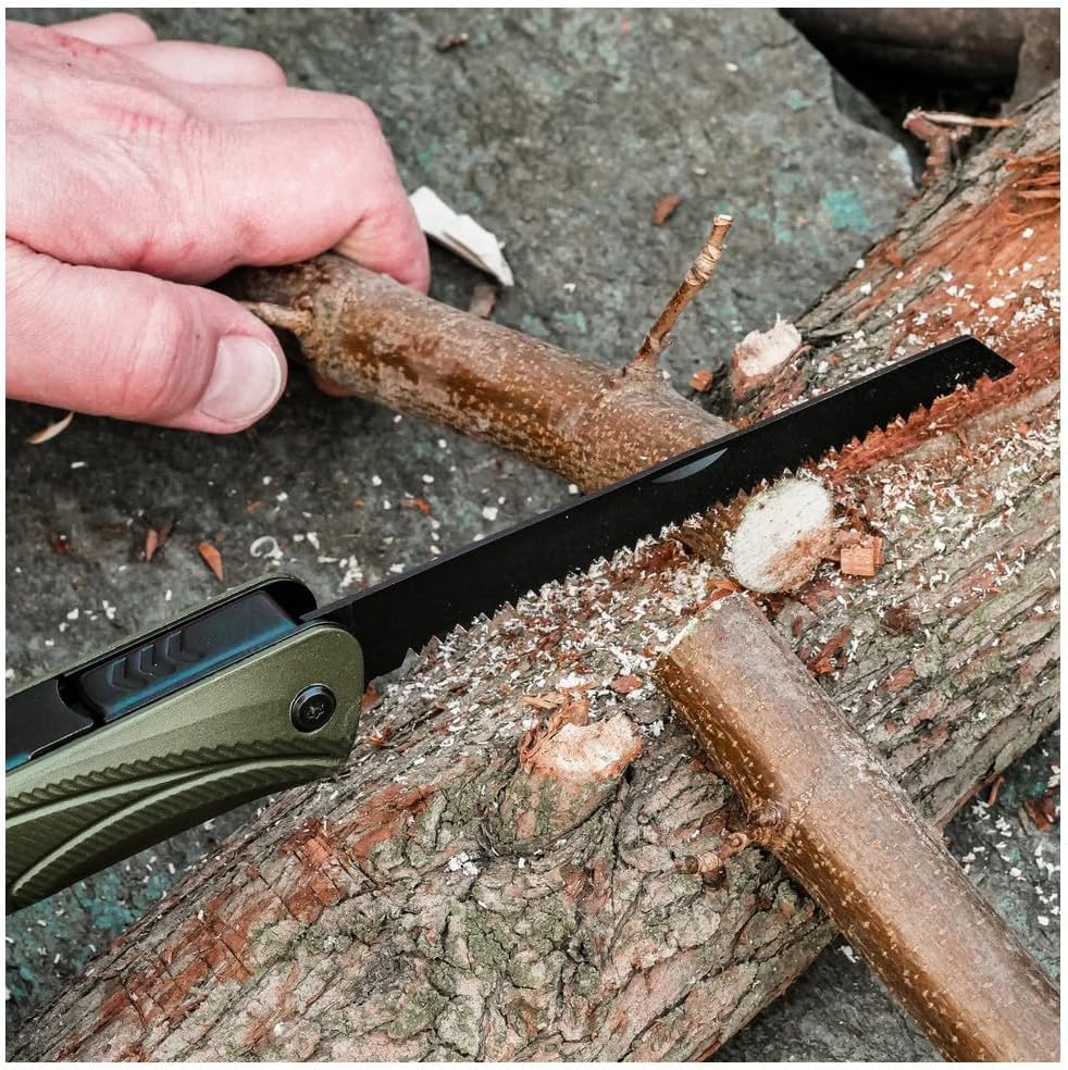 Dönges Multitool 18 Funktionen – Mit Axt, Feuerstein & Koffer – Kompaktes Survival-Tool für Outdoor, Bushcraft & Camping – Geschenk für echte Abenteurer – Bild 5