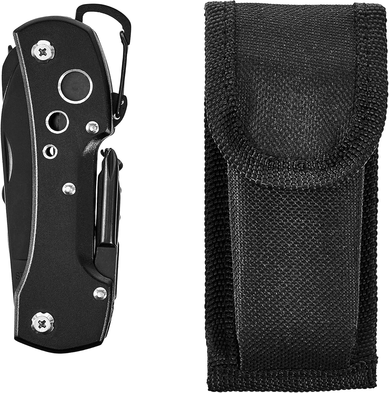 Amazon Basics 15-in-1-Multifunktions-Taschenmesser mit Tasche – Schwarz – Bild 3