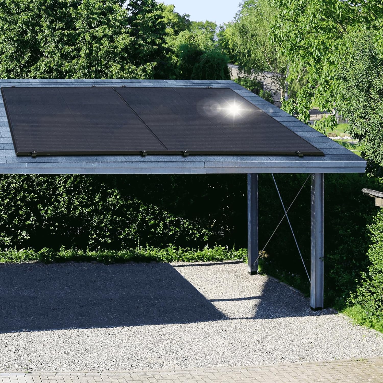 SUNNIVA® Solarpanel 2 x 460 W, vollschwarz, bifaziales Glas/Glas-PV-Modul, Solarpanel – PMax 920 W (2 x 460 W), bifazialer N-Typ für Balkonkraftwerk oder PV-Solaranlage – Bild 6
