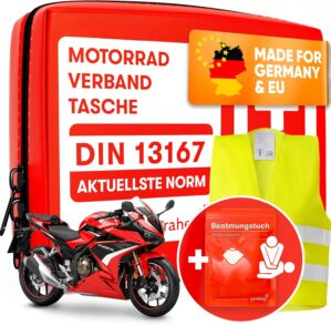 PURAHELP Motorrad-Erste-Hilfe-Set n...