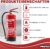 Protex – 2 Pulver-Feuerlöscher – Protex PDE 6 Pulver-Feuerlöscher – 6 kg – für Brandklassen ABC – DIN EN 3 und CE – je 9,5 kg – mit praktischer Halterung – mit Prüfplakette – Hergestellt in der EU