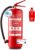 6 kg Pulver-Feuerlöscher für die Brandklasse ABC mit 27A 183B C, ergibt 9 LE Dauerdruck, inklusive Prüfzeugnis, Wandhalterung und Manometer