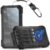 Solar-Powerbank 56800 mAh, 30 W Solar-Ladegerät, PD 3,0 A, USB-C-Schnellladung mit 4 Kabeln, 3 Anschlüsse (2 USB/Typ-C), 15 W kabelloses Ladegerät, LED-Lichtanzeigen, Taschenlampe, externe Handy-Akkus
