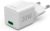 Hama Schnellladegerät mit USB-C (unterstützt Power Delivery und Qualcomm Quick Charge, 20 W, Super-Mini-Größe 2,75 x 2,75 x 2,90 cm, ideal für iPhone) weiß
