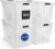 Aufbewahrungsboxen 4er-Set mit Deckel – Stapelbare Kunststoffboxen 7L, 14L, 21L, 32L, 55L, 80L transparent mit Klickverschluss & Griffen, BPA-frei, lebensmittelecht, Ordnungsboxen (55 L)