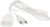 UNITEC Euro-Verlängerung mit Stecker und Kupplung, 2 Meter, weiß