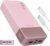 JUOVI Power Bank Schnellladung, 20000 mAh 45 W tragbares Ladegerät, superschnelles Laden mit LED-Anzeige, USB C Power Bank für MacBook, für iPhone 15 14 13 Pro Samsung S24 S23 (Rosa)