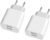USB Ladegerät 2-Port, 2 Pack 5V/2A USB Stecker Netzteil Ladestecker Adapter Stecker Steckdose Netzstecker Ladeadapter für iPhone 14/13/12/11/11 Pro/11 Pro XS Max/XR/X/8 Plus/7 Plus/6/6s, iPad Ladegerät