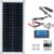 1000 W 12 V Solarpanel-Set mit Laderegler, USB-Anschluss für Handy, Wohnmobil, Auto, für Wohnwagen und Camping – tragbares Solarpanel zum Aufladen von Akkus im Freien