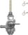 Strongthium Kraftstoffhahn M10 x 1,25 mm Kraftstoffhahn passend für Briggs & Stratton 310574GS 193272GS Generac 0H3384, Ersatz für Champion 50cc 125cc Pit Bike ATV Quad Stromgenerator (M10x1,25)