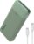 JUOVI Tragbare Powerbank 10.000 mAh, 35 W, schnelles Laden, tragbares Ladegerät mit PD 3.0 QC 4.0, 2 Typ-C-Ein- und Ausgängen, 1 USB-A-Ausgang, Akku kompatibel mit iPhone, MacBook, Galaxy (grün)