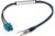 Bingfu Autoradio-Antennen-Signalverstärker, Doppel-Fakra-auf-DIN-Stecker-Adapter mit Phantomspeisung, kompatibel mit Volkswagen Audi VW Skoda BMW Fahrzeug, Auto-Audio-Radio-Stereo-Head-Unit-Empfänger
