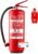 6L Schaumfeuerlöscher für Brandklasse AB mit 27A | 233B ergibt 9LE Dauerdruck inklusive Prüfzertifikat, Wandhalterung und Manometer