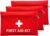 Kleines Erste-Hilfe-Set für den Notfall, 3-teilig, Medikamententasche, Erste-Hilfe-Tasche, leere Mini-Reise-Apothekentasche, Notfalltasche für Zuhause, Reisen, Büro, Outdoor (nur Taschen)