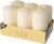 Papstar Nr. 17991 Stumpenkerzen in Creme, Maße: 6 x 11,5 cm, geeignet für Zuhause, Feiern und Gastronomie, Brenndauer: ca. 24 Stunden, 6er-Pack