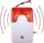 12 V Blitzsirene mit 110 dB Alarm – Lauter Blitzalarm für Sicherheitssysteme | Stroboskop-Blinklicht | Einstellbare Lautstärke | Wandmontage | ABS-Gehäuse