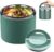 1 Liter Thermobehälter für Lebensmittel, Thermo-Lunchbox Warmhalten von Lebensmitteln, Edelstahl-Lebensmittelbehälter, Thermobehälter mit Griff für Lebensmittel, Warmhaltebehälter für Lebensmittel, Mahlzeiten, Müslibecher (grün)