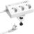 3-fach Steckdosenleiste mit USB-C PD 20 W und Tischklemme | 3 Steckdosen, 2 USB-A und USB-C PD 20W, Tischklemme bis 4,5 cm, 1,8 m Kabel, 16 A/4000 W, Überspannungsschutz