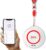 SINGCALL Drahtlose Notruftaste für Seniorenrufsystem, Tuya WiFi Smart SOS-Notruftaste, roter Senioren-Notruf x 1 (unterstützt 2,4 GHz WLAN)